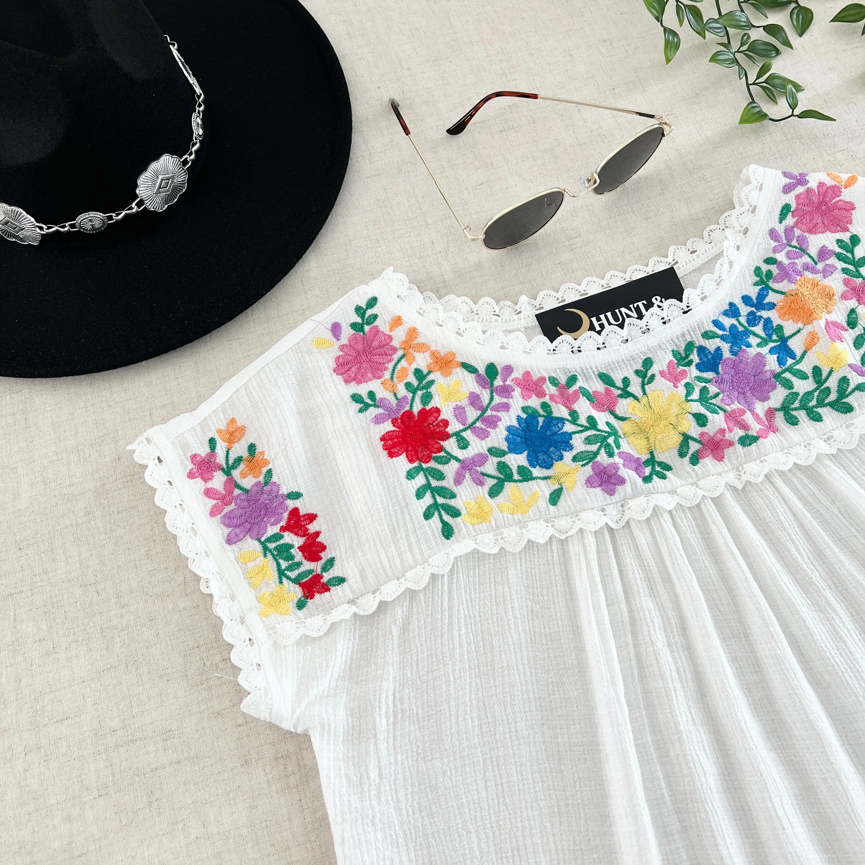 Sleek White Santa Fe Top - Elegant and Versatile Womens Blouse